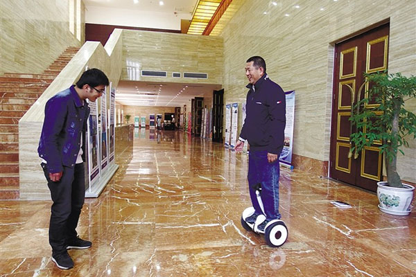 平衡车加入“十二五”期间北京向西藏输出技术之一
